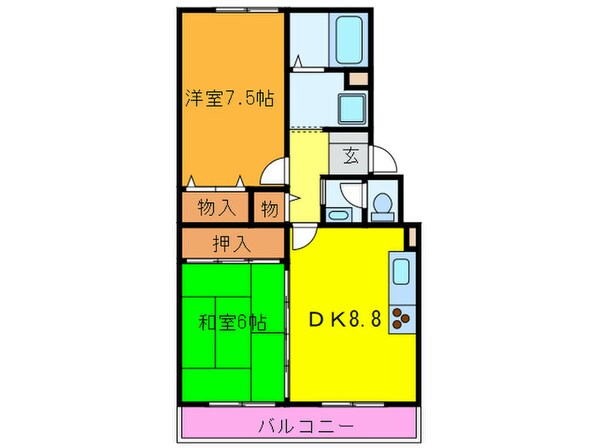 サニープラザの物件間取画像